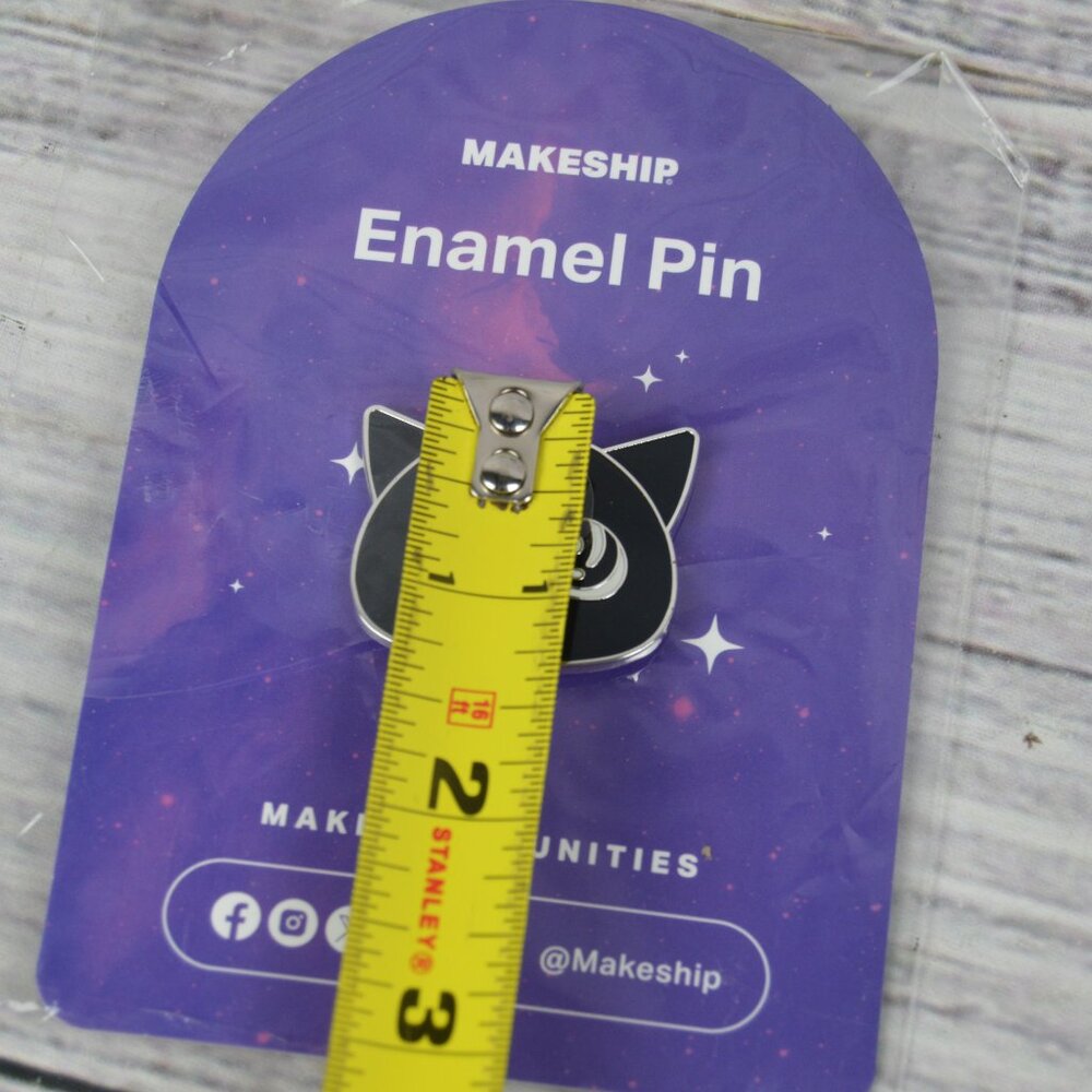 MAKESHIP Gracie Enamel Pin By Purr.In.Ink SOLD OUT NEW READ - Picture 4 of 6